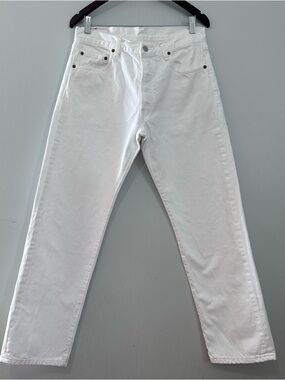 Levi's vintage White Straight-Leg Jeans 34/30